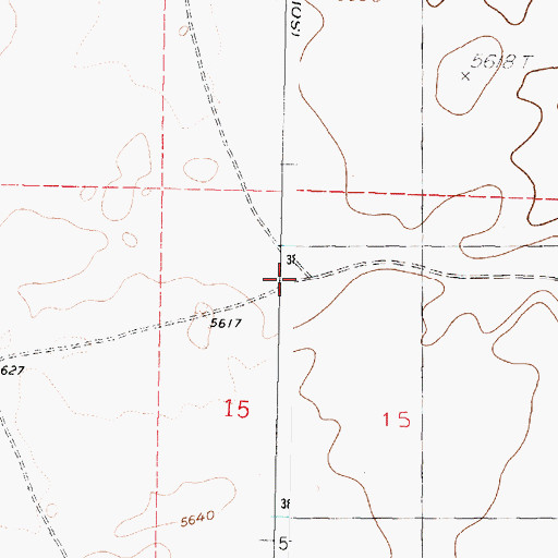 Topographic Map of Windmill Number 9, NM