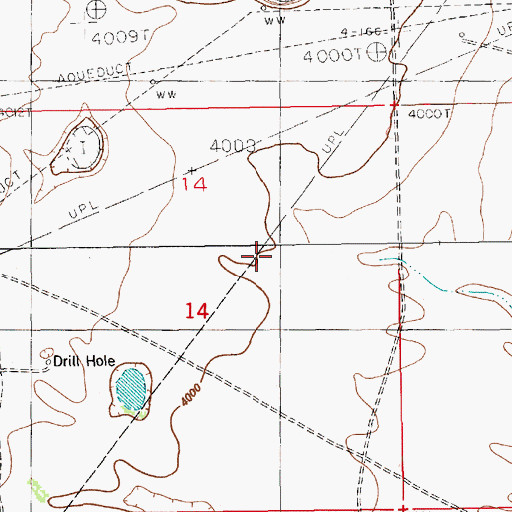 Topographic Map of Ironhouse Draw, NM