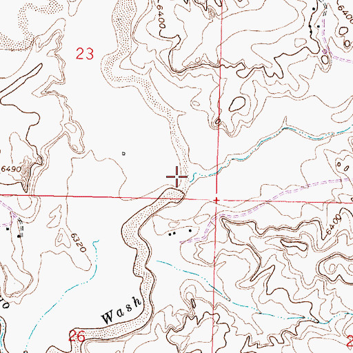 Topographic Map of Caon Medio, NM