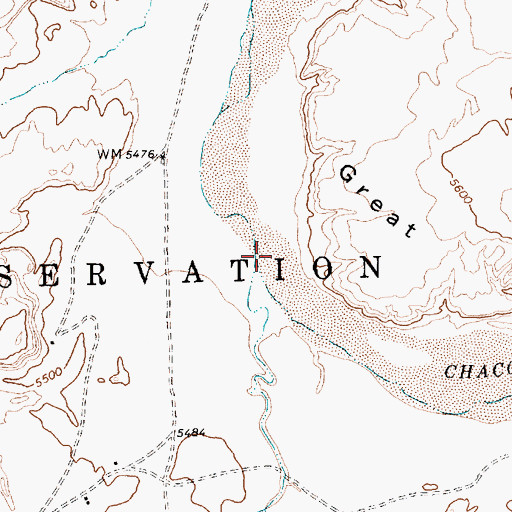 Topographic Map of Coyote Wash, NM