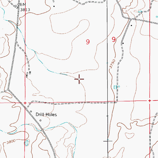 Topographic Map of Double Canyon Draw, NM