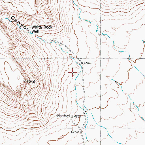 Topographic Map of Makinson Canyon, NM