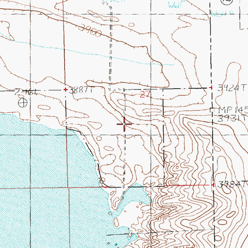 Topographic Map of Portales Valley, NM