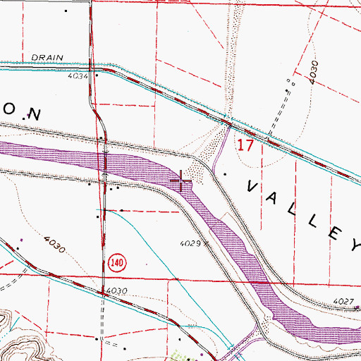 Topographic Map of Rincon Arroyo, NM