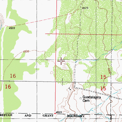 Topographic Map of Vigil Brothers Well, NM