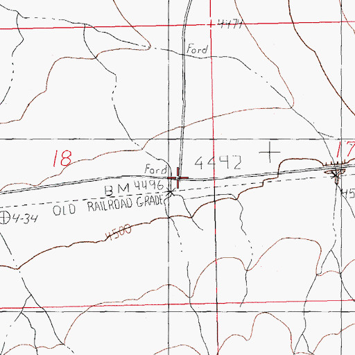 Topographic Map of Antelope, NM