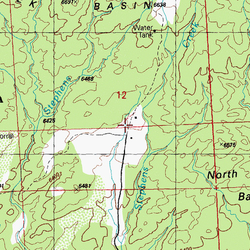 Topographic Map of Fort Bayard Administration Site, NM