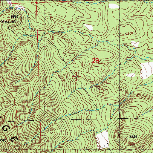 Topographic Map of YCC Trick Tank, NM