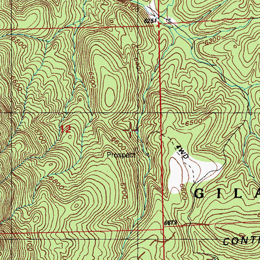 Topographic Map of Lion Tank, NM