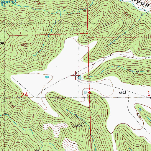 Topographic Map of Telephone Tank, NM