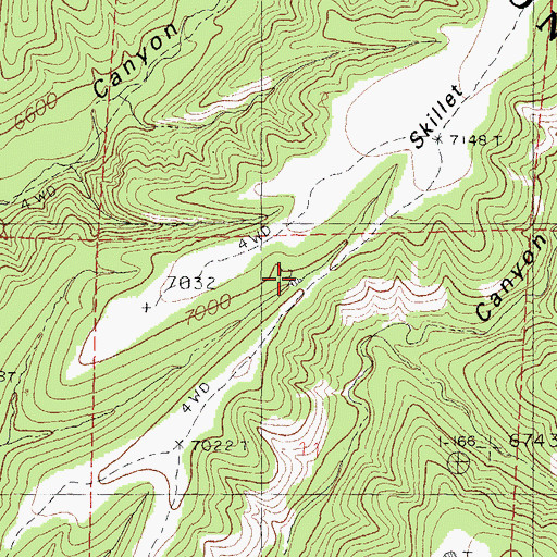 Topographic Map of Nicholi Tank, NM
