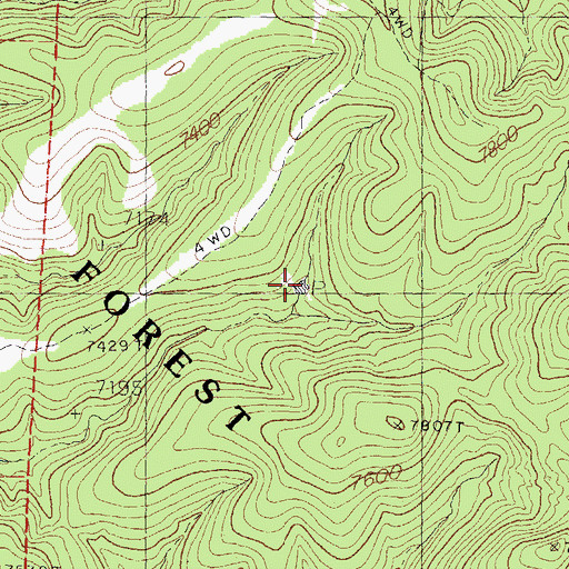 Topographic Map of Stitzel Tank, NM