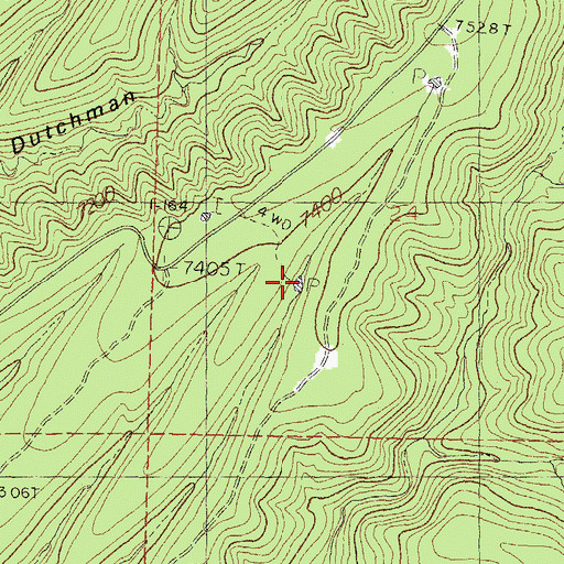 Topographic Map of Water Canyon Tank, NM