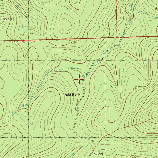 Topographic Map of Todd Cienega Tank, NM