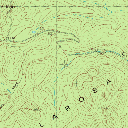 Topographic Map of GC Tank Number Three, NM