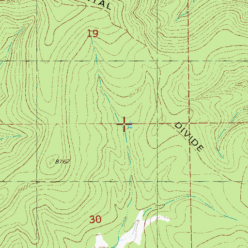 Topographic Map of GC Tank Number Five, NM