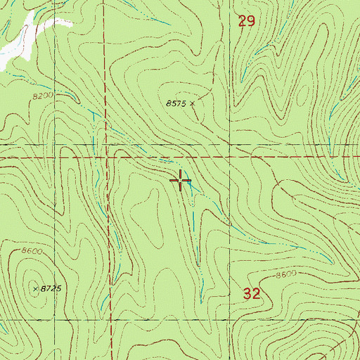 Topographic Map of GC Tank Number Four, NM