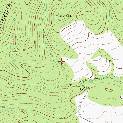 Topographic Map of Coyote Seep Tank, NM