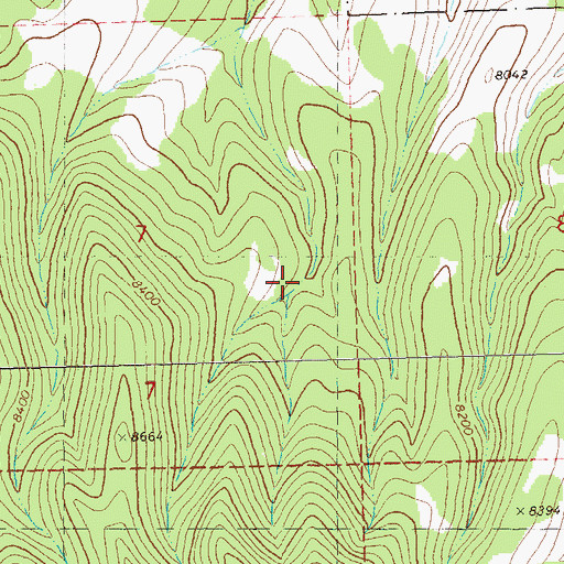 Topographic Map of Judy Tank, NM