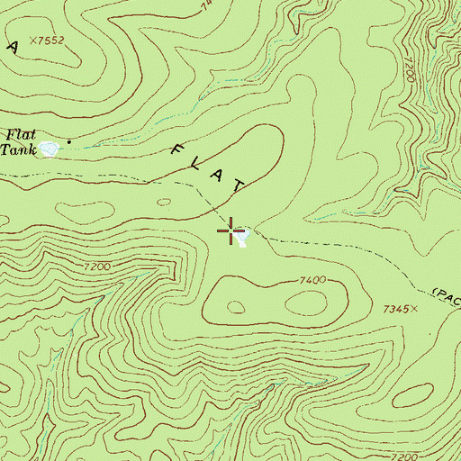 Topographic Map of Dry Lake Tank, NM