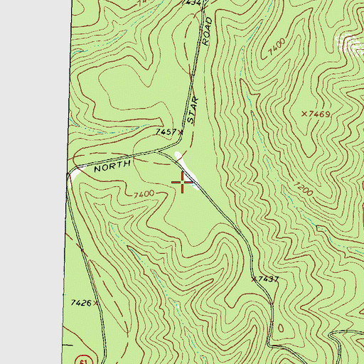 Topographic Map of North Tank, NM
