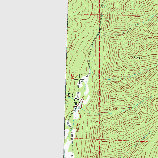 Topographic Map of Mimbres Well, NM