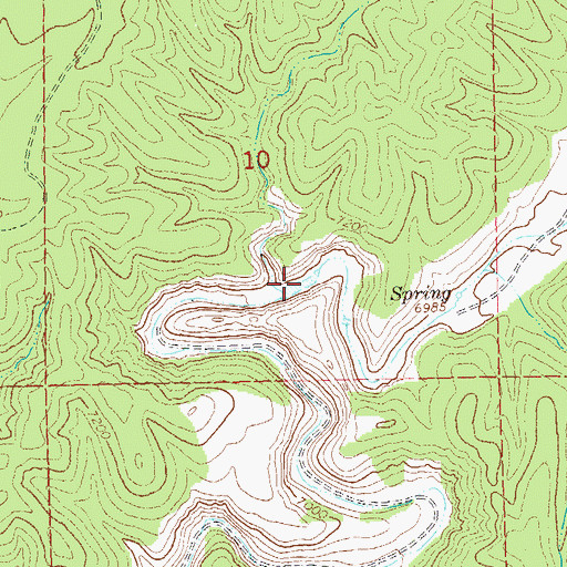 Topographic Map of Corduroy Tank, NM