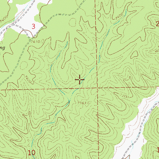 Topographic Map of Old Bone Tank, NM