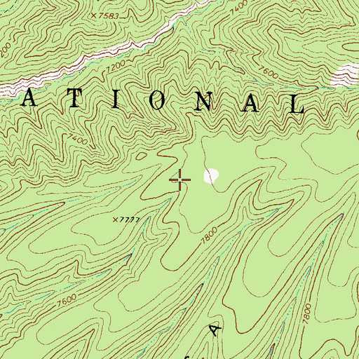 Topographic Map of Pit Tank, NM