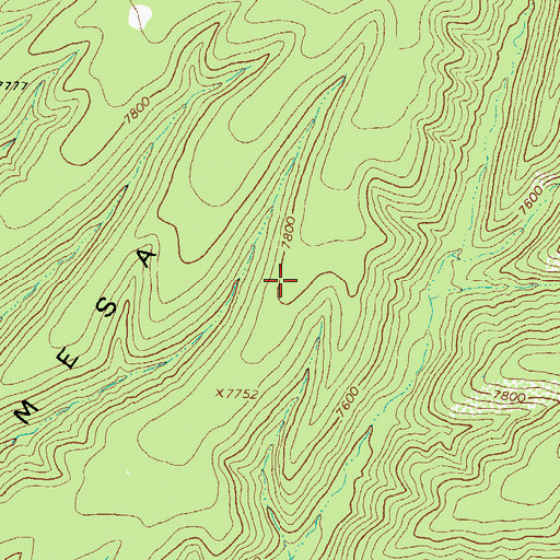 Topographic Map of Hay Tank, NM