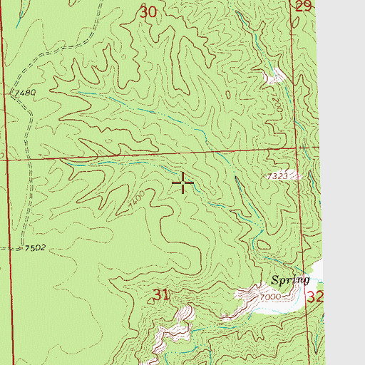 Topographic Map of Taylor Tank, NM