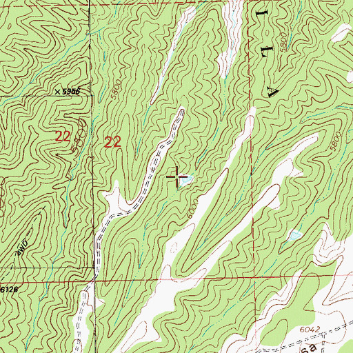 Topographic Map of East Walnut Tank, NM