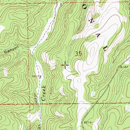 Topographic Map of McDonald Tank, NM
