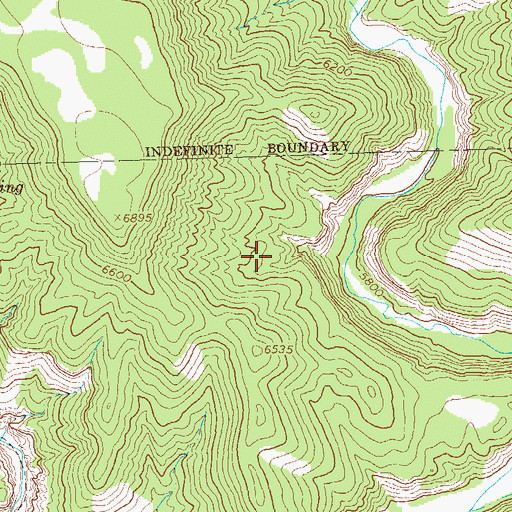 Topographic Map of Eddie Spring, NM