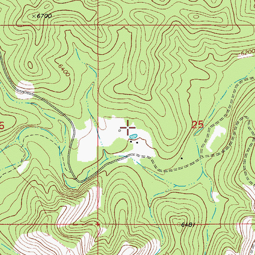 Topographic Map of McCollum Ranch, NM