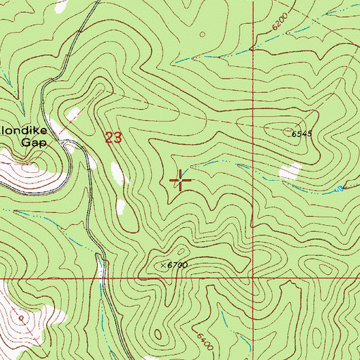 Topographic Map of Dirt Tank, NM