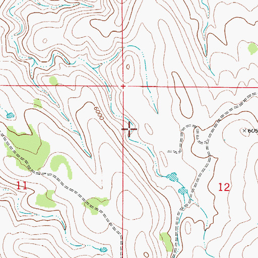 Topographic Map of Helper Ranch, NM