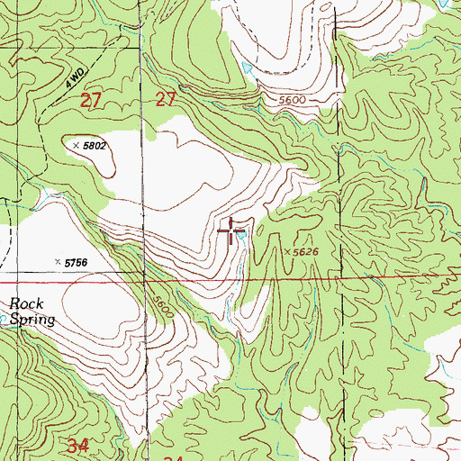 Topographic Map of Big Pasture Tank, NM