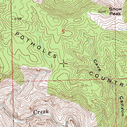 Topographic Map of West Masonry Tank, NM