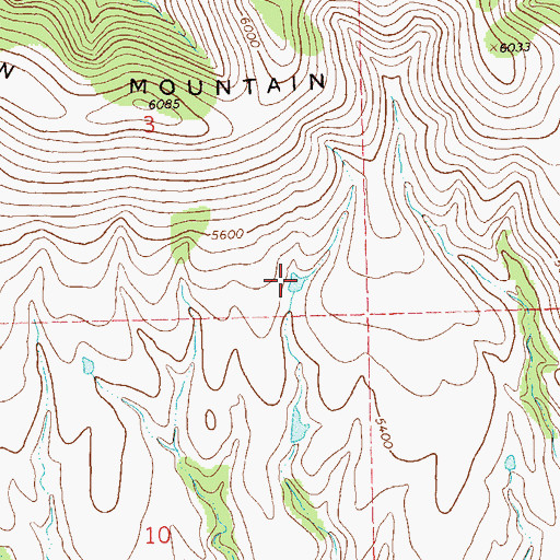 Topographic Map of Section Three Tank, NM
