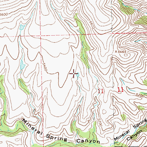 Topographic Map of Ditch Tank, NM