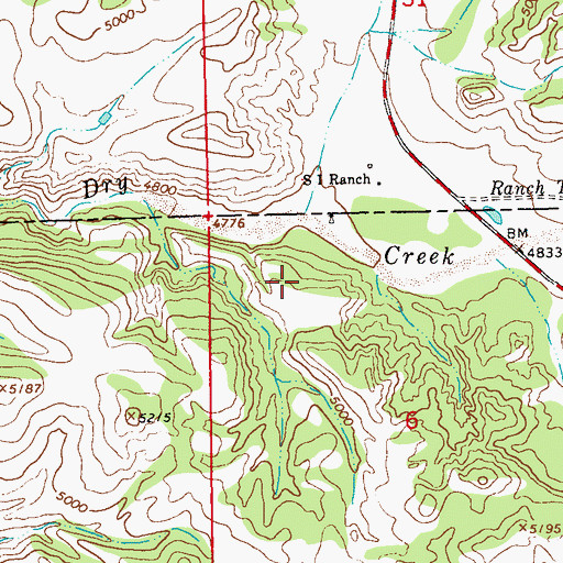 Topographic Map of Cedar Breaks Well, NM
