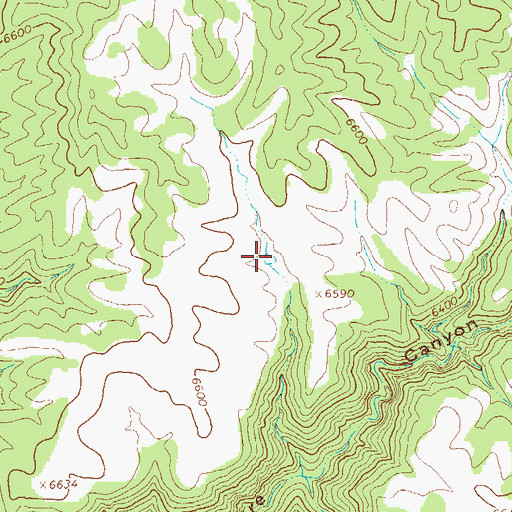 Topographic Map of Split Tank, NM