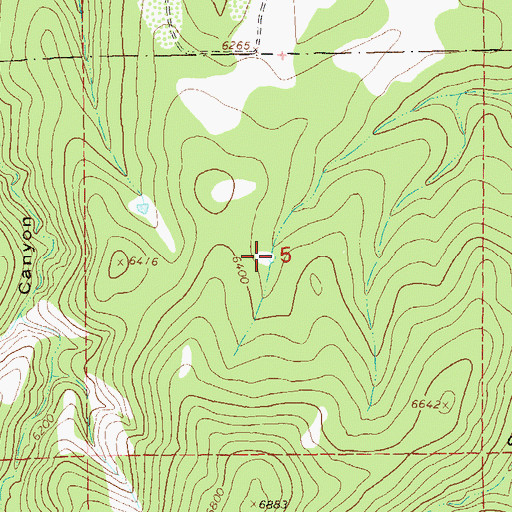 Topographic Map of Round Mountain Tank, NM