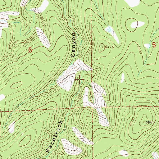 Topographic Map of Trail Tank, NM