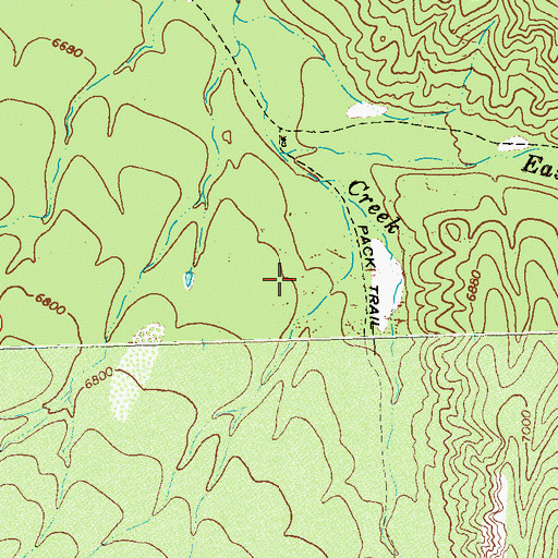 Topographic Map of Lost Tank, NM