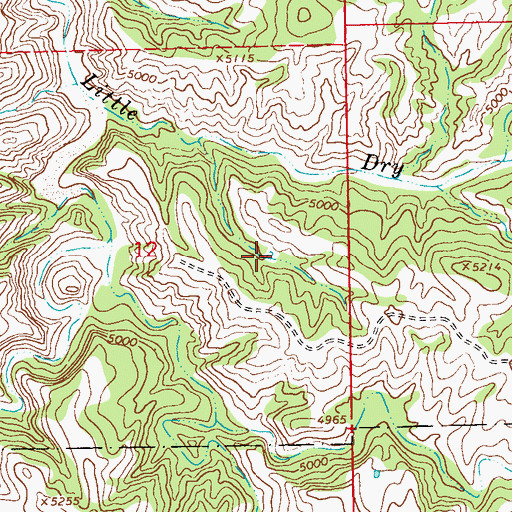 Topographic Map of Scorpion Tank, NM