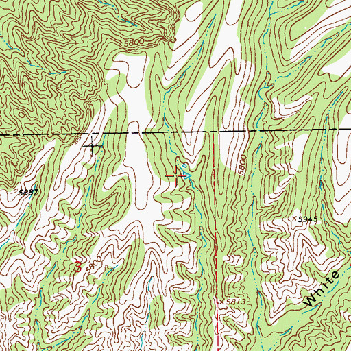Topographic Map of Condon Tank, NM