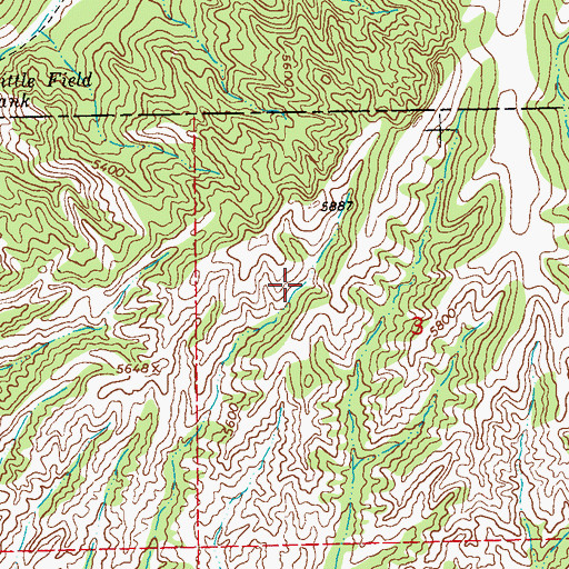 Topographic Map of Lost Tank, NM