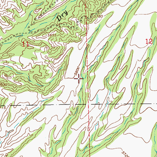 Topographic Map of Polecat Tank, NM